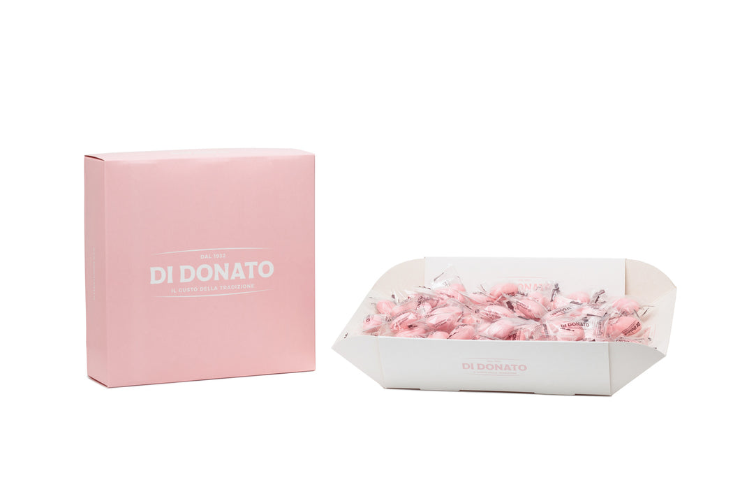 Confetti Cioccomandorla al latte rosa per nascita, battesimo e compleanno bimba